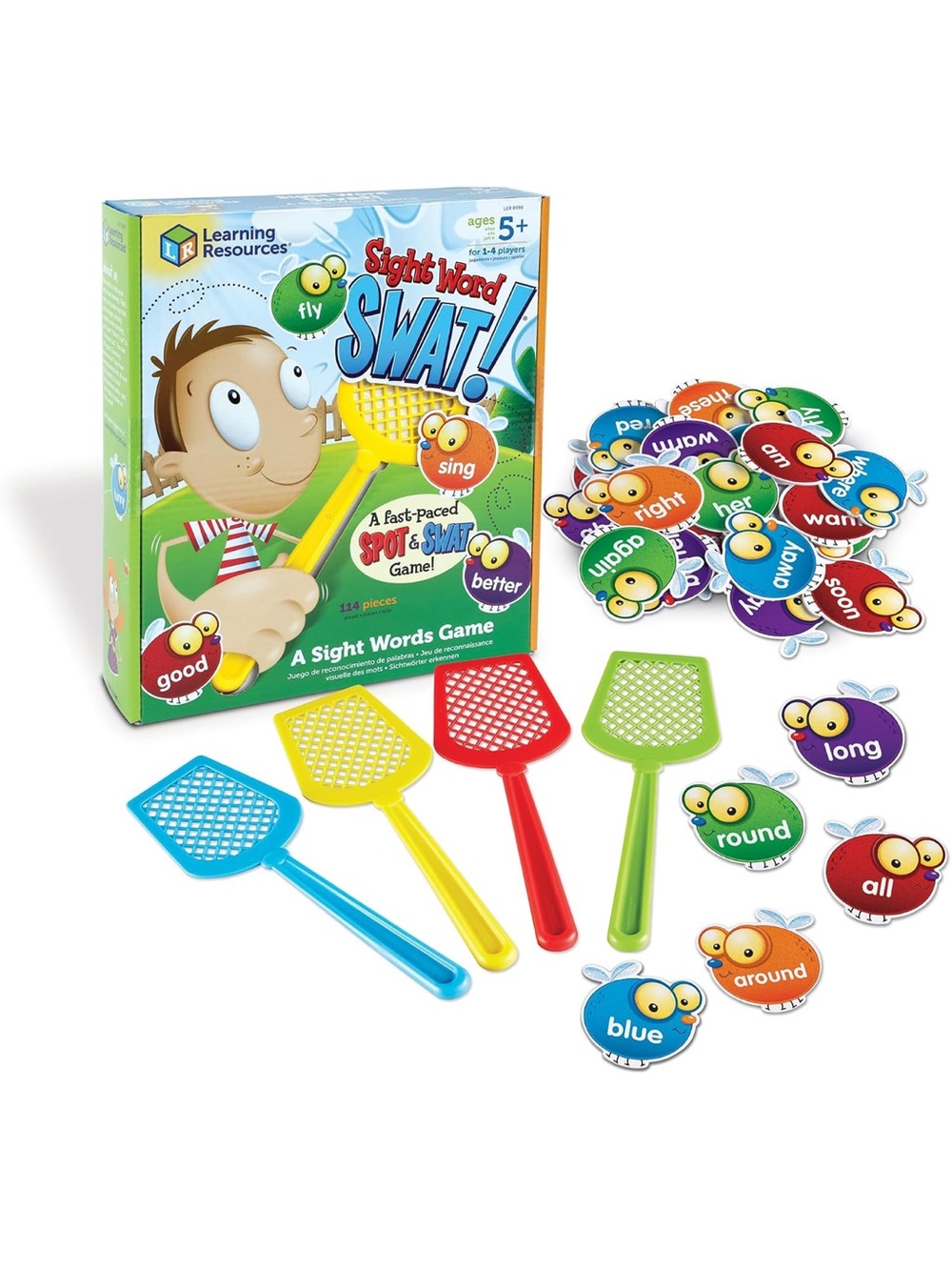 Learning Resources Sight Word Swat A Sight Words Game - Phonics Flash Cards